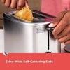 Black + Decker 2-Slice Toaster with Wide Slits, Stainless Steel - - Mounts For Less