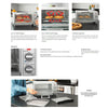 Black + Decker - Air-Fry Toaster Oven, 4 Slice Capacity, 30 Minute Timer, Stainless Steel - - Mounts For Less