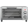 Black + Decker - Air-Fry Toaster Oven, 4 Slice Capacity, 30 Minute Timer, Stainless Steel - - Mounts For Less