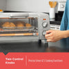 Black + Decker - Air-Fry Toaster Oven, 4 Slice Capacity, 30 Minute Timer, Stainless Steel - - Mounts For Less