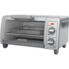 Black + Decker - Air-Fry Toaster Oven, 4 Slice Capacity, 30 Minute Timer, Stainless Steel - - Mounts For Less