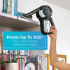 Black + Decker - Cordless Swivel Handheld Vacuum Cleaner with 20V Lithium Battery, Gray - - Mounts For Less