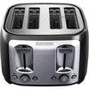Black + Decker - Extra Large 4 Slice Toaster, 1400 Watts, Black - - Mounts For Less