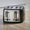 Black + Decker - Extra Large 4 Slice Toaster, 1400 Watts, Black - - Mounts For Less