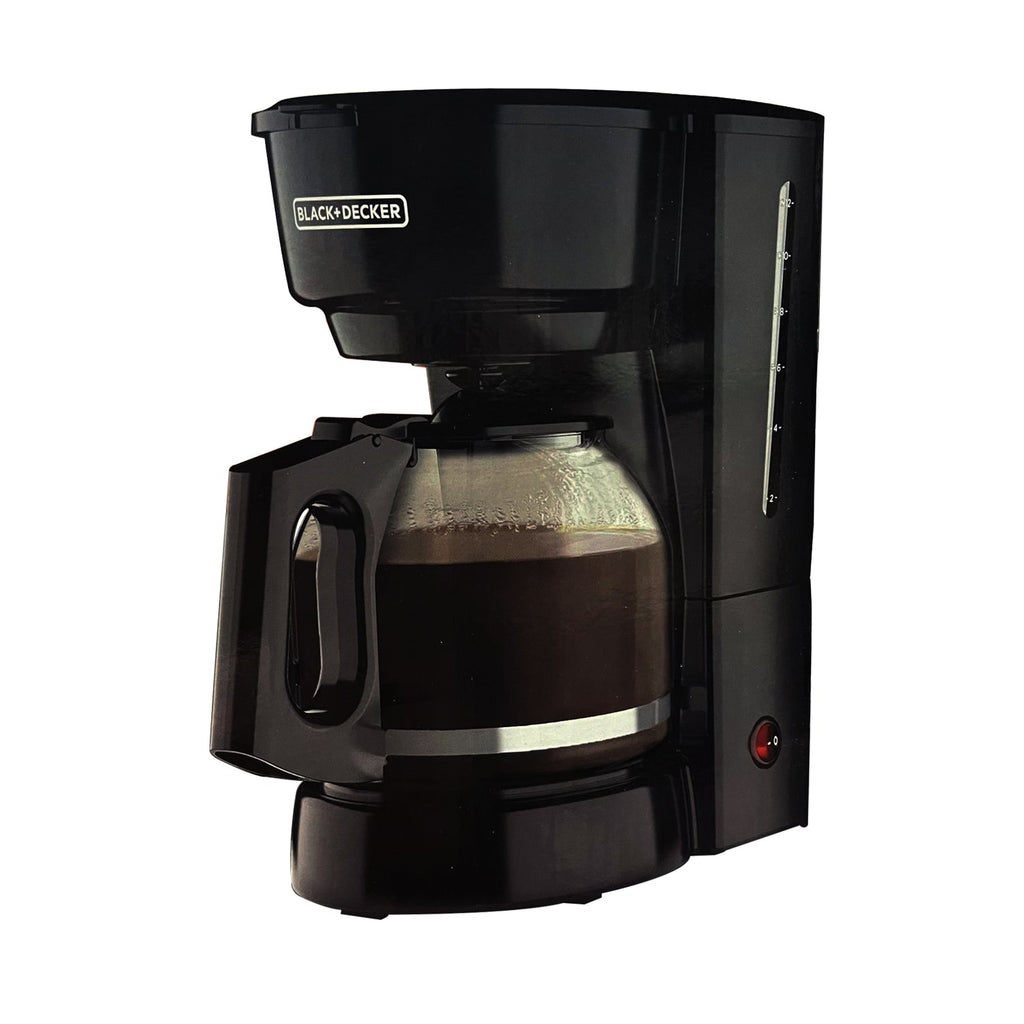 Black + Decker - Programmable Coffee Maker with 12 Cup Capacity, Black - - Mounts For Less