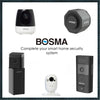 Bosma - XC Indoor Security Camera, 1080p, Motion and Sound Detection + 2 Door or Window Sensors, White - - Mounts For Less