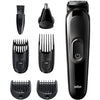 Braun - 6 in 1 Personal Hair, Beard & Face Trimmer, Rechargeable Battery, Black - - Mounts For Less
