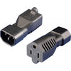 C14 to NEMA 5-15R Power Adapter Black - - Mounts For Less