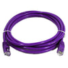 Cat6 Ethernet Network Cable 500 MHz RJ-45 1.5ft Purple - - Mounts For Less
