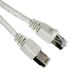 Cat6a Straight-Through Ethernet Cable Network 10 Gbit/S RJ-45 Shielded 250 Ft White - - Mounts For Less