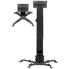 Ceiling projector mount black max 44 lbs & Up to 650mm extention - - Mounts For Less