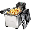 Chefman RJ07-3SS-T Family Size 3L Deep Fryer, Built-In Timer, Stainless Steel - - Mounts For Less