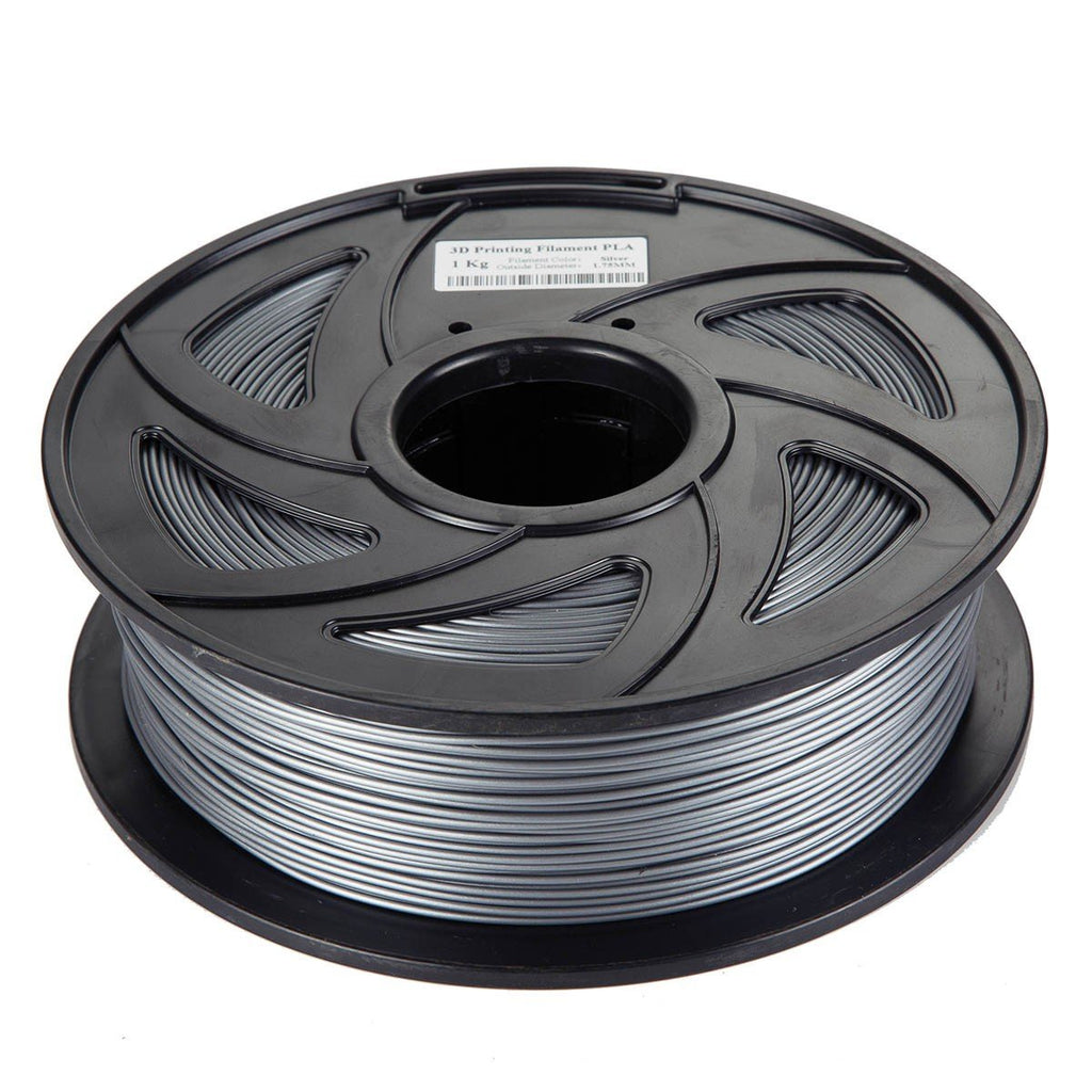 CloneBox 03436 1.75mm PLA 3D Printer Filament 1kg Silver - - Mounts For Less