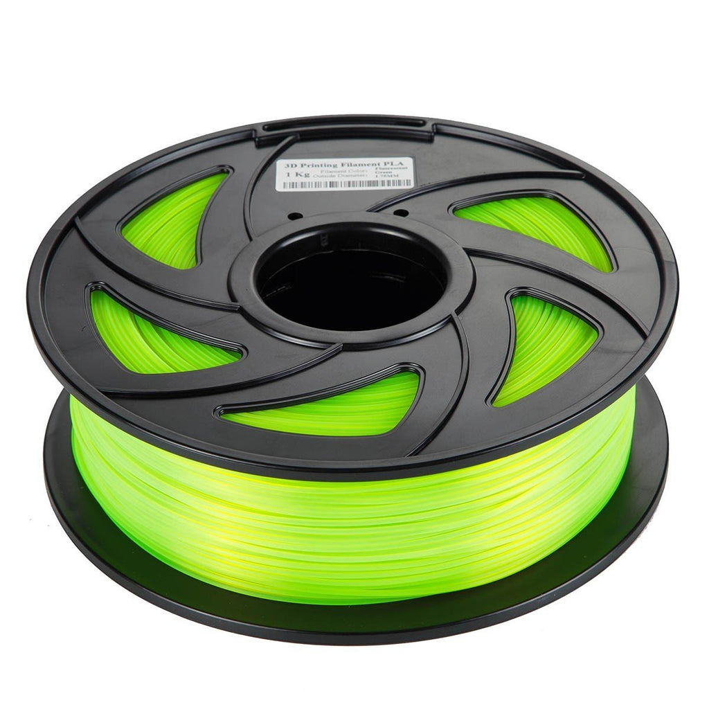 CloneBox 03445 1.75mm PLA 3D Printer Filament 1kg Fluo Green - - Mounts For Less