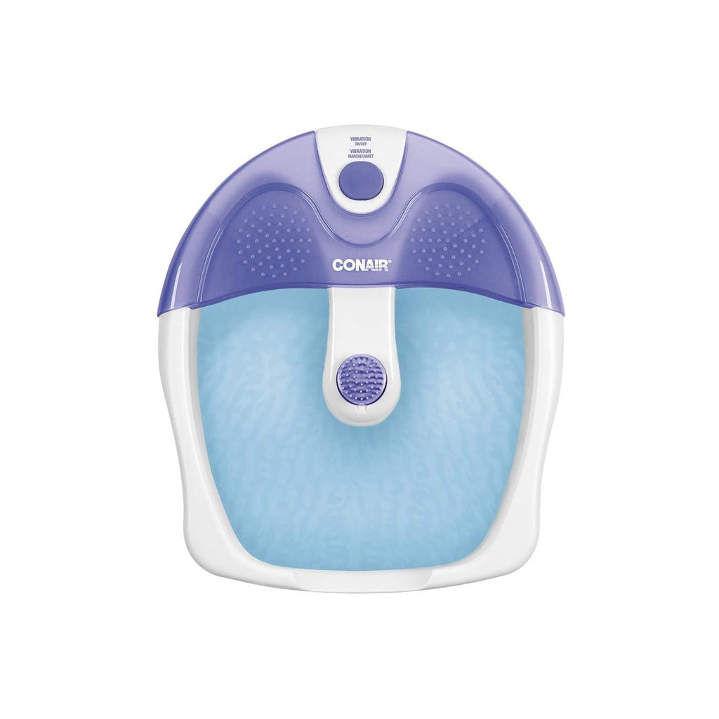 Conair - Footbath with Vibration Massage, White and Purple - - Mounts For Less