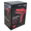 Conair - Ionic Hair Dryer with Folding Handle, 1875 Watt, Red - - Mounts For Less
