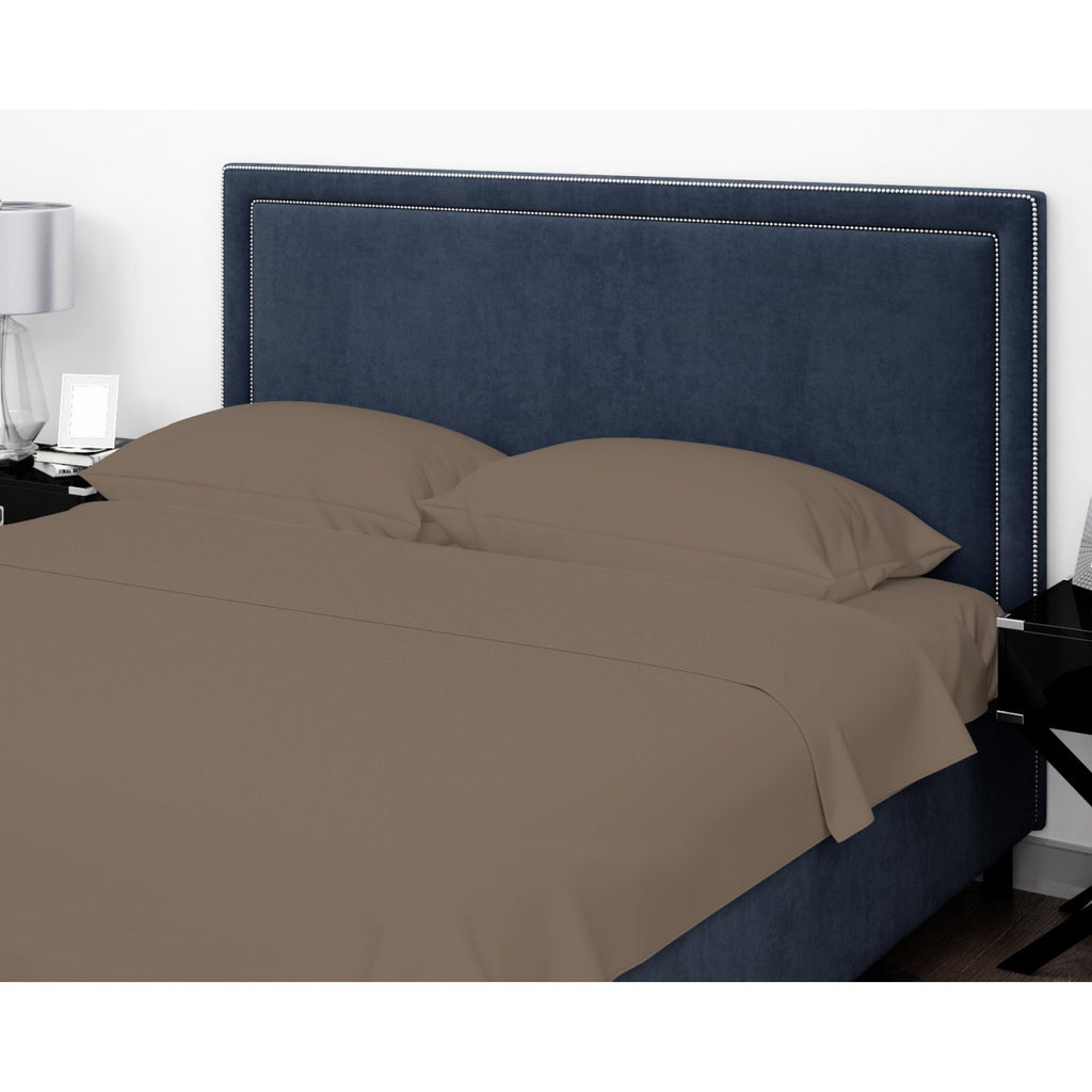 Cotton House - Flannel Sheet Set, 100% Cotton, Twin Size, Beige Tuffet - - Mounts For Less