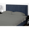 Cotton House - Flannel Sheet Set, 100% Cotton, Twin Size, Dark Grey - - Mounts For Less