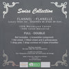 Cotton House - Flannel Sheet Set, 100% Mercerized Cotton, Full Size, Deers Design - - Mounts For Less