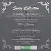 Cotton House - Flannel Sheet Set, 100% Mercerized Cotton, Twin Size, Leaves Design - - Mounts For Less