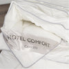 Cotton House - Hotel Comfort Synthetic Duvet, 100% Cotton, 100% MicroGel Fiber 3D Filling, Queen Size, White - - Mounts For Less