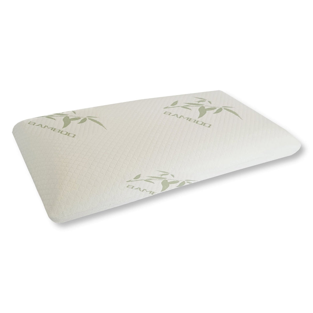 Cotton House - Memory Gel Pillow, Bamboo Cover, Queen Size, Made in Canada - - Mounts For Less