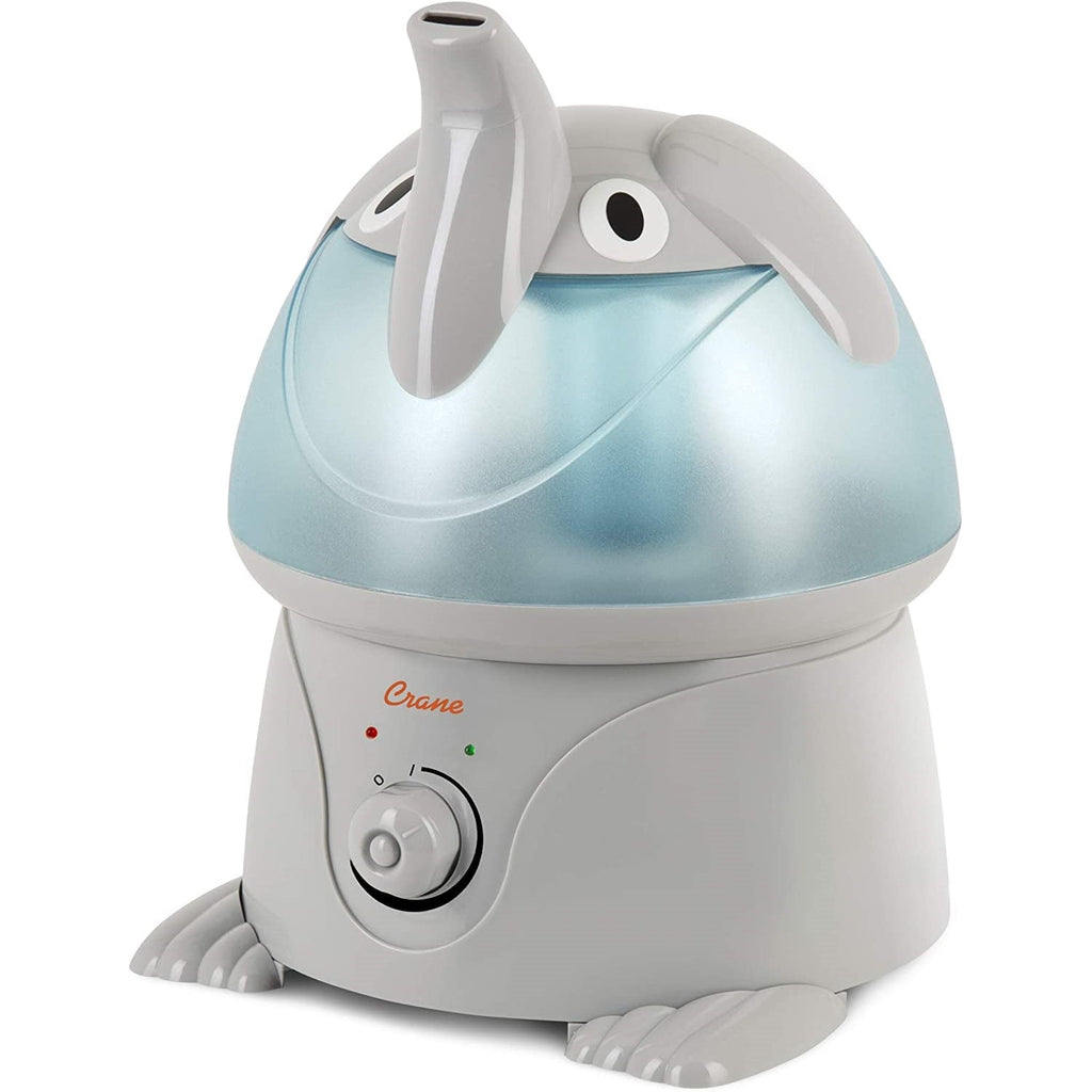Crane - Cool Mist Air Humidifier for Kids Room, 1 Gallon Capacity, Elephant - - Mounts For Less