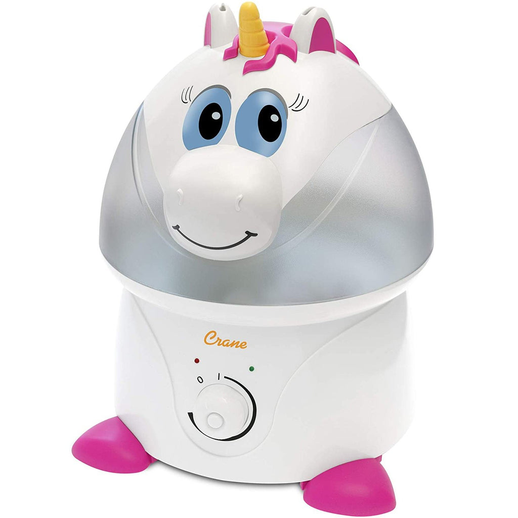 Crane - Cool Vapor Air Humidifier for Nursery, 1 Gallon Capacity, Unicorn - - Mounts For Less
