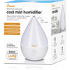 Crane - Ultrasonic Cool Mist Air Humidifier, 360 Degree Rotating Nozzle, White - - Mounts For Less