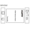E120IR: HDMI Matrix Extender Over IP By CAT 5E/6 Cable With IR Control Full HD 1080P - - Mounts For Less