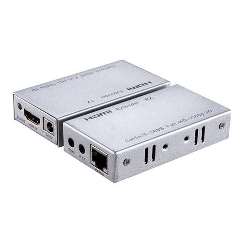E60-IR: HDMI Extender By Single CAT5E/6 Cable 60-Meter W/Dual IR RX->TX&TX->RX - - Mounts For Less