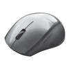 Elink CM517 - Travel Size Wireless Optical Mouse with Click Wheel and Nano Receiver, Gray - - Mounts For Less
