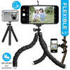 Elink - Flexible Tripod for Phone or Camera, Height 6.5", Red - - Mounts For Less