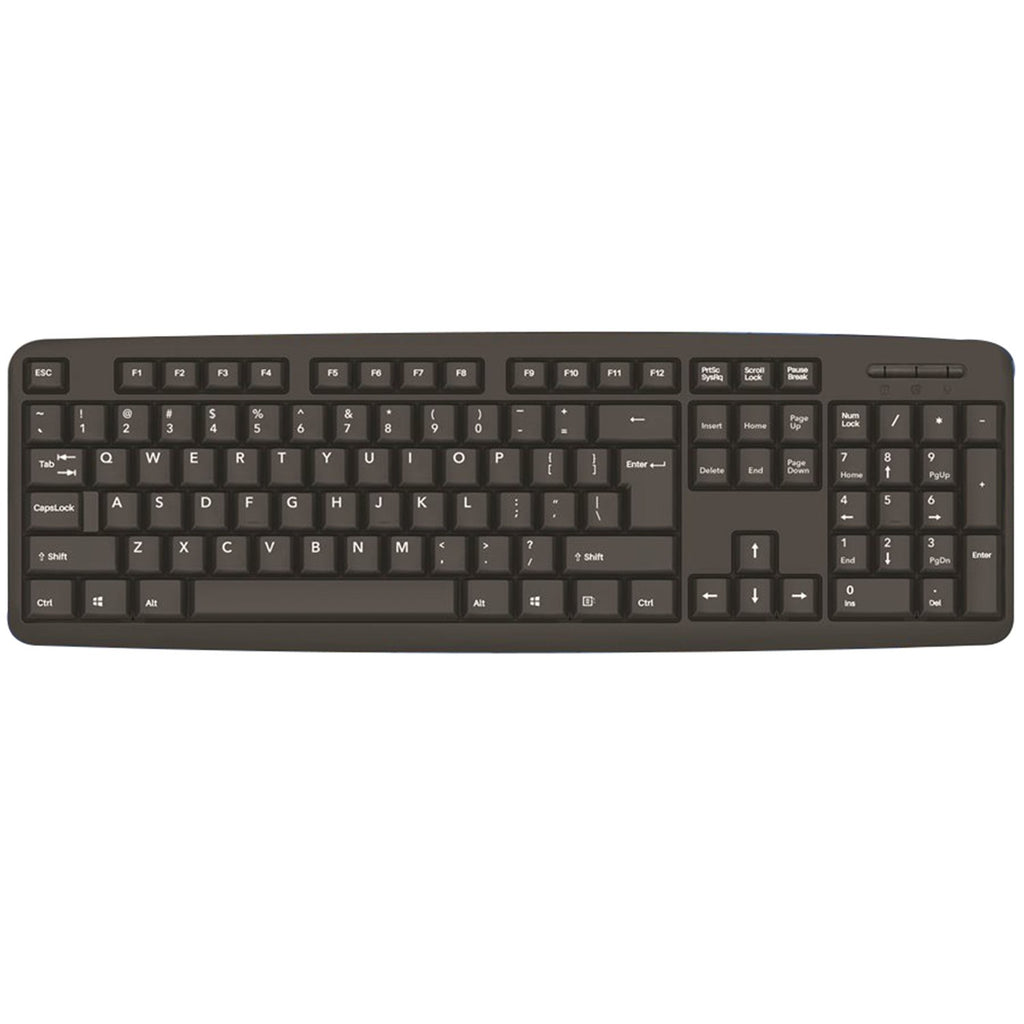Elink - USB Desktop Keyboard with 104 Keys, 4 Feet Cable, Black - - Mounts For Less