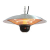Ener-G+ HEA-21522-SILVER Suspended Infrared Electric Patio Heater Ajustable Intensity Silver - - Mounts For Less
