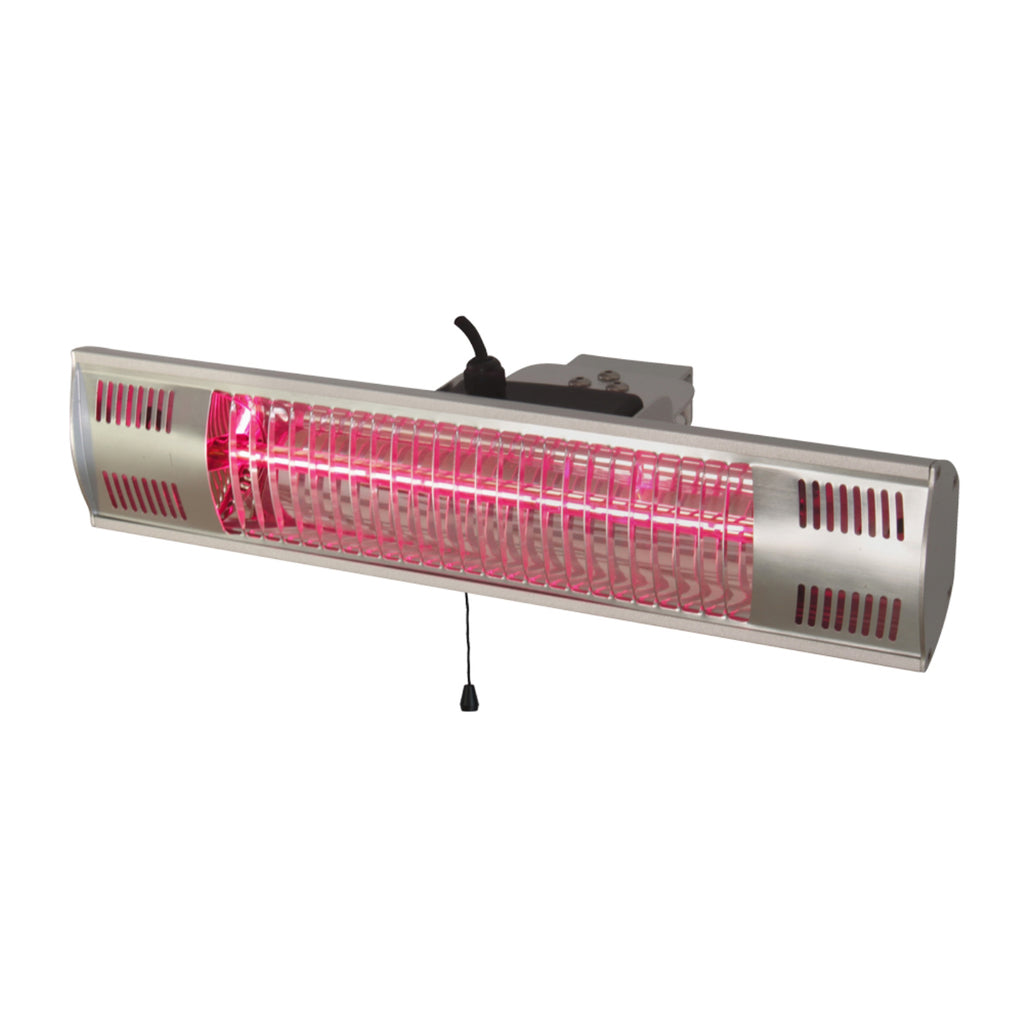 Ener-G+ HEA-21580-GOLD Outdoor Wall-Mount Infrared Electric Heater 5100 BTU Silver - - Mounts For Less