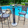 Ener-G+ HEA-215J67 Bar Table Infrared Electric Patio Heater - - Mounts For Less