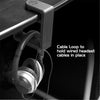 Enhance PC Gaming Headset Holder Hook Hanger Mount Black - - Mounts For Less