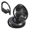 Escape - In-Ear Stereo Headphones, Bluetooth 5.0 with Charging Case and Built-in Microphone, Black - - Mounts For Less