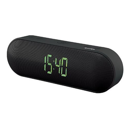 Escape Platinum SPBT009 Bluetooth Speaker Radio Alarm Clock Dual Alarm FM Micro SD USB Black - - Mounts For Less