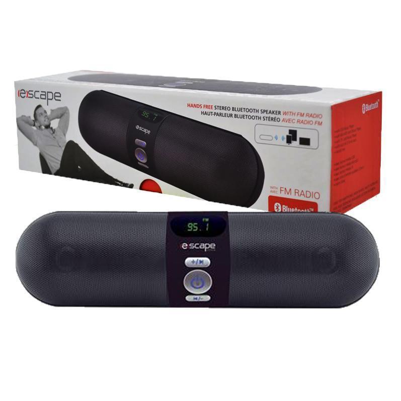 Escape Platinum SPBT644 Bluetooth Speaker FM Stereo USB Micro SD Black - - Mounts For Less