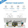 Etekcity - Wall Outlet Surge Protector, 2 Sockets and 2 USB 3.1A Ports, White - - Mounts For Less