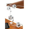 Extension Powercube Extended 4 Outlets + 2xUSB 1.5M 4.9ft - Gray - - Mounts For Less
