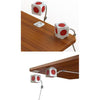 Extension Powercube Extended 5 Outlets 1.5M 4.9ft - Red - - Mounts For Less