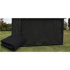 F. Corriveau International - Curtain for Gazebo 10' x 14', Water resistant, Black - - Mounts For Less