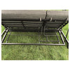 F. Corriveau International - Deluxe 3-Place Swing with Bal-Hammock Function, Steel Frame, Black - - Mounts For Less