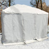 F. Corriveau International - Hivernal Cover Winter Shelter Only for Gazebo 12' x 16' White - - Mounts For Less