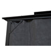 F. Corriveau International - Metropolis 4-Season Gazebo, Rust-Proof Aluminum Frame, 10' x 14', Black - - Mounts For Less