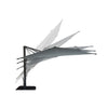 F. Corriveau International - Oasis Square Umbrella, 10' x 10', UV Resistant Fabric, Beige - - Mounts For Less