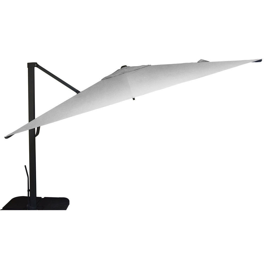 F. Corriveau International - Oasis Square Umbrella, 10' x 10', UV Resistant Fabric, Beige - - Mounts For Less